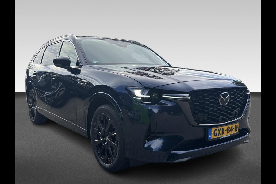 Mazda CX-80 2.5 e-SkyActiv PHEV Homura Plus 7-zitter Uitklapbare trekhaak | klasse III alarm | meest luxe uitvoering Nieuwprijs €76.000,-