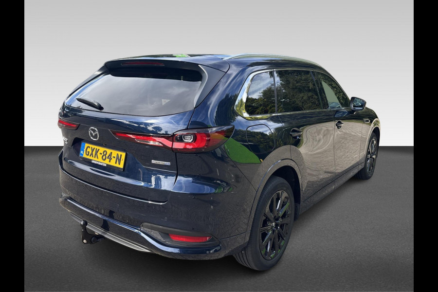 Mazda CX-80 2.5 e-SkyActiv PHEV Homura Plus 7-zitter Uitklapbare trekhaak | klasse III alarm | meest luxe uitvoering Nieuwprijs €76.000,-