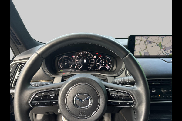 Mazda CX-80 2.5 e-SkyActiv PHEV Homura Plus 7-zitter Uitklapbare trekhaak | klasse III alarm | meest luxe uitvoering Nieuwprijs €76.000,-