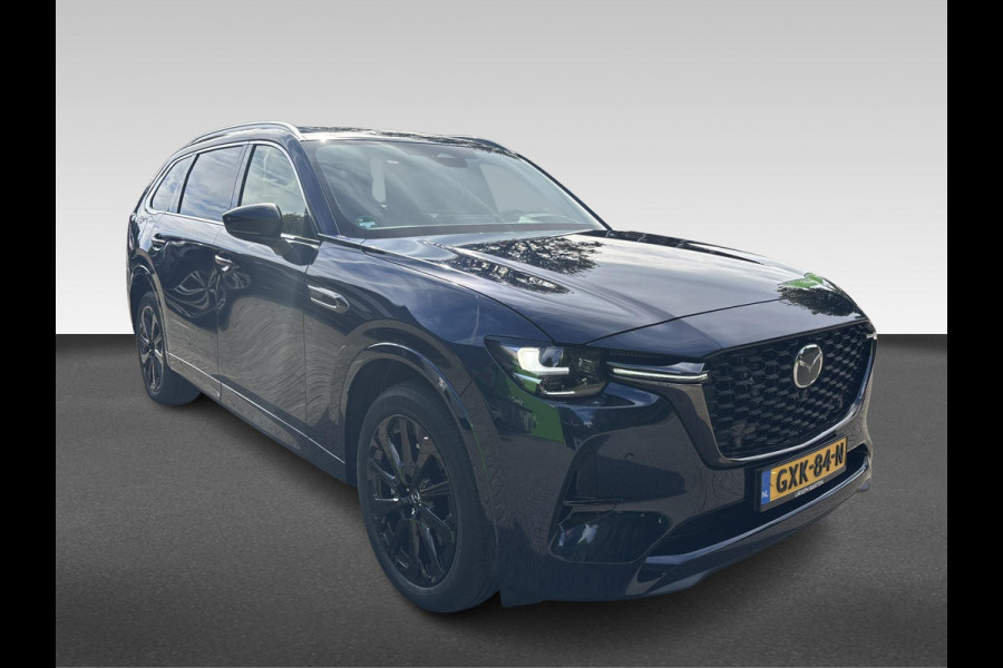 Mazda CX-80 2.5 e-SkyActiv PHEV Homura Plus 7-zitter Uitklapbare trekhaak | klasse III alarm | meest luxe uitvoering Nieuwprijs €76.000,-