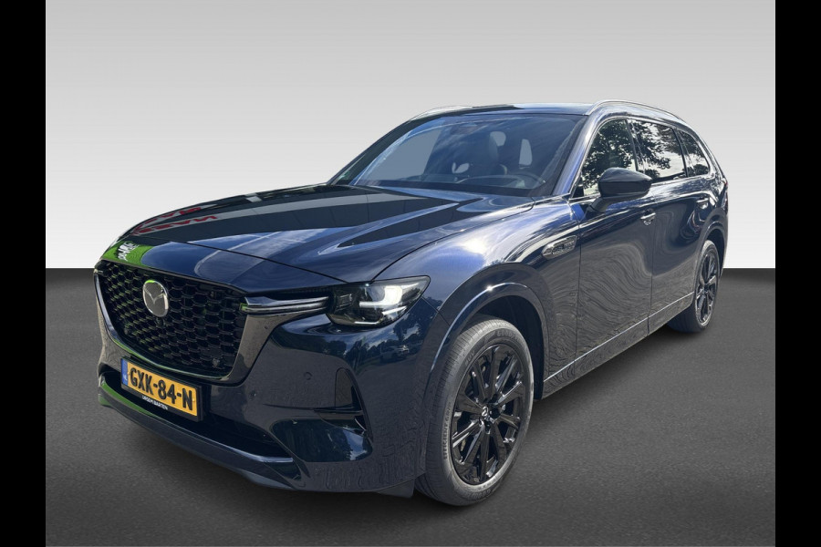 Mazda CX-80 2.5 e-SkyActiv PHEV Homura Plus 7-zitter Uitklapbare trekhaak | klasse III alarm | meest luxe uitvoering Nieuwprijs €76.000,-
