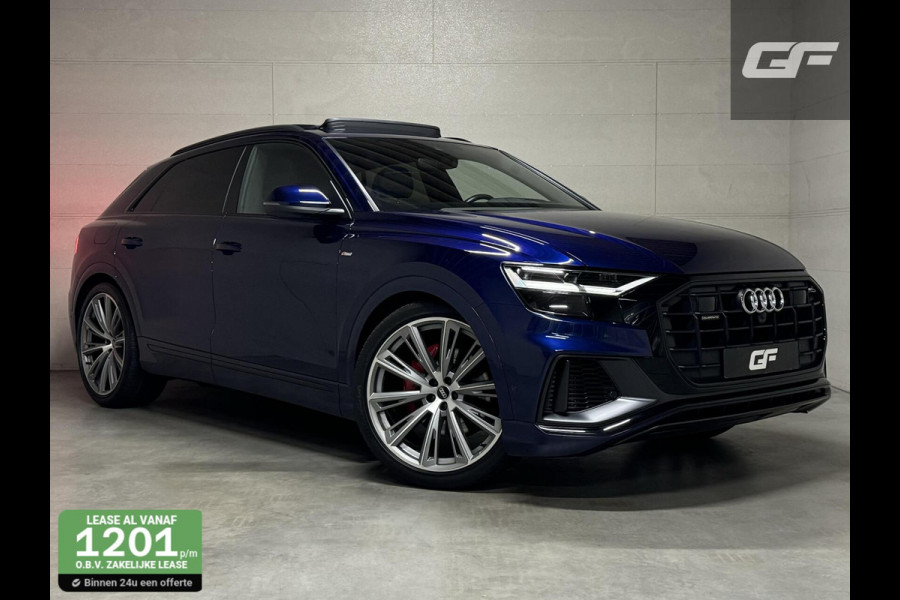 Audi Q8 55 TFSI Quattro S-Line Black Edition Pano B&O 360° Sfeer Luchtv. Trekh.