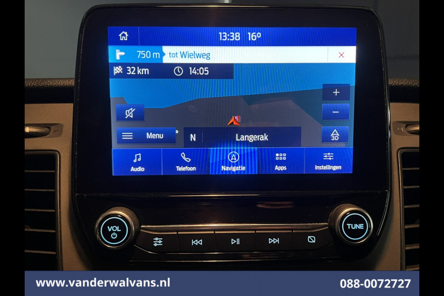 Ford Transit Custom 2.0 TDCI 131pk L1H1 Euro6 Airco | Navigatie | Camera | Android Auto | LED | Cruisecontrol Parkeersensoren, Bijrijdersbank, 2500kg trekvermogen
