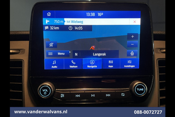 Ford Transit Custom 2.0 TDCI 131pk L1H1 Euro6 Airco | Navigatie | Camera | Android Auto | LED | Cruisecontrol Parkeersensoren, Bijrijdersbank, 2500kg trekvermogen