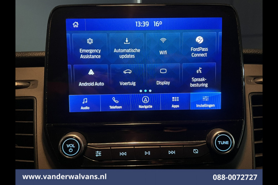 Ford Transit Custom 2.0 TDCI 131pk L1H1 Euro6 Airco | Navigatie | Camera | Android Auto | LED | Cruisecontrol Parkeersensoren, Bijrijdersbank, 2500kg trekvermogen