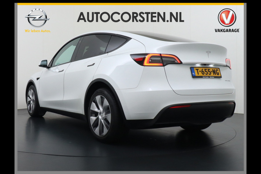 Tesla Model Y Long Range AWD 75kWh Warmtepomp  Autopilot FSD-Computer 3 Leder Pano-dak Elektr.Stuur+Stoel+Verwarmd Navi Ecc Premium Audio Keyl Camera's Elektr.AchterKlep Parkeer Assistent Sentry-Mode Privacyglas Bluetooth Dodehoek detector Connected services AMD-Ryzen Processor™ 1.600kg Trekvermogen Origineel Nederlandse Auto Garantie op Accu en Motor tot 20-01-2021 max. 192.000km