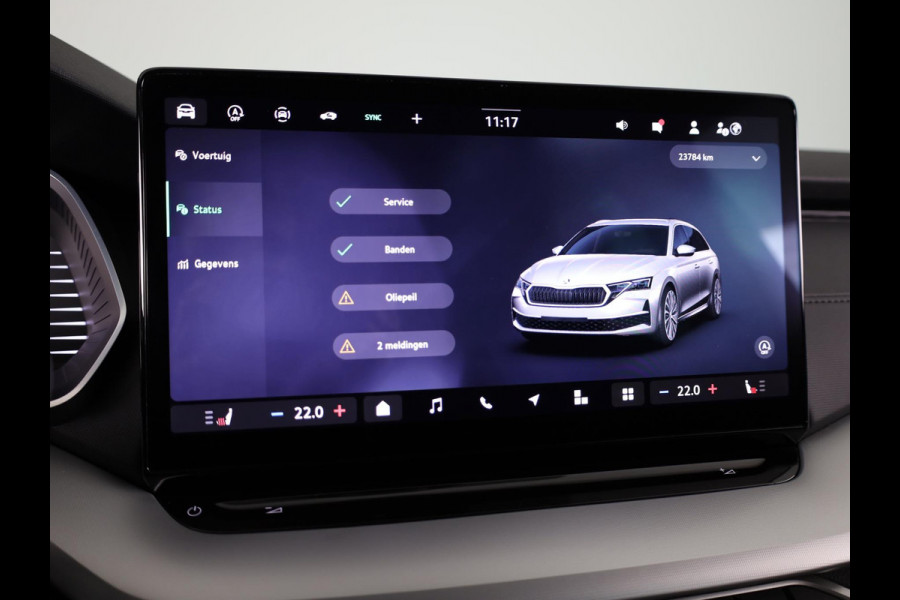 Škoda Octavia Combi 1.5 TSI MHEV Business Edition Plus 115 pk Automaat (DSG) | Verlengde garantie | Navigatie | Parkeersensoren | Achteruitrijcamera | Adaptieve cruise control | Stoelverwarming |