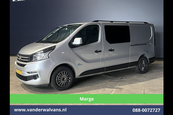 Fiat Talento 1.6 MJ **MARGE, GEEN BTW** 146pk L2H1 Dubbele cabine Euro6 Airco | 2x Zijdeur | 6-Zits | Camera | Navigatie Trekhaak, Cruisecontrol, Parkeersensoren
