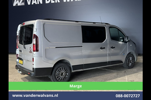 Fiat Talento 1.6 MJ **MARGE, GEEN BTW** 146pk L2H1 Dubbele cabine Euro6 Airco | 2x Zijdeur | 6-Zits | Camera | Navigatie Trekhaak, Cruisecontrol, Parkeersensoren