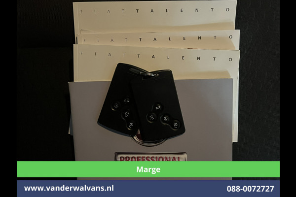 Fiat Talento 1.6 MJ **MARGE, GEEN BTW** 146pk L2H1 Dubbele cabine Euro6 Airco | 2x Zijdeur | 6-Zits | Camera | Navigatie Trekhaak, Cruisecontrol, Parkeersensoren