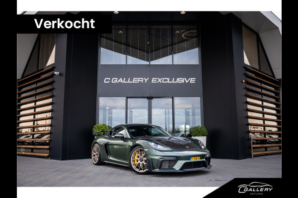 Porsche 718 GT4 RS - Origineel NL | 3 jaar Porsche Approved | Volledig XPEL | Weissach | Oakgreenmetallic | Keramisch | Carbon | Sport Chrono +