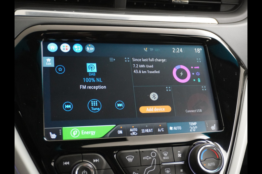 Opel Ampera-E Business Executive 65kWh Accu-Upgrade Leder Bose®-Hifi Apple Carplay Android Auto Navi* Ecc Cruise Control Stuur+Stoelverwarming Lane Assist Pdc Bluetooth DAB Xenon 100% Dealeronderhouden Origineel Nederlandse Auto