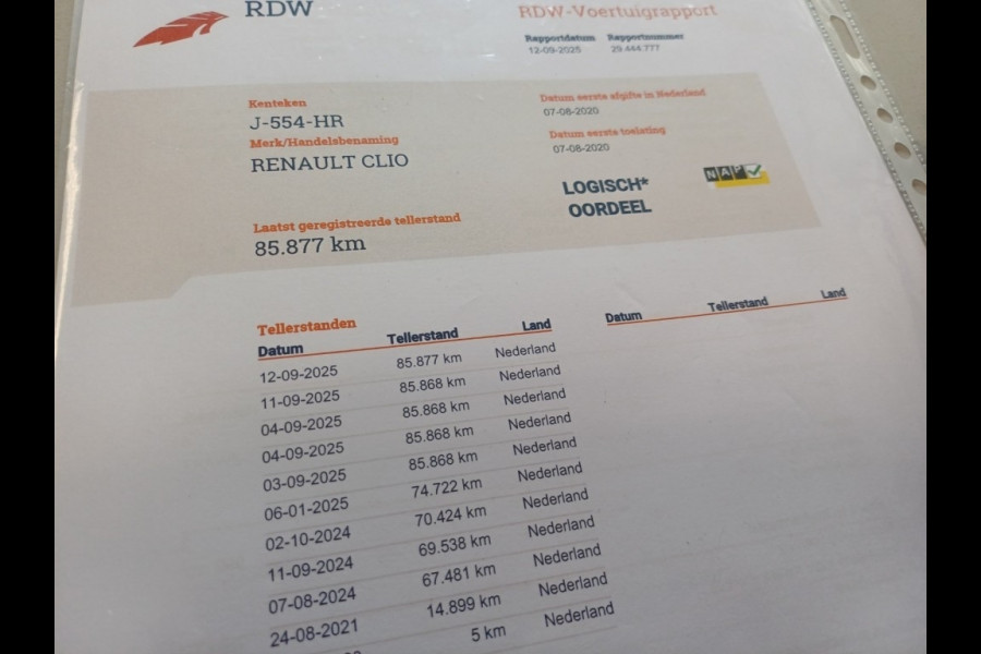 Renault Clio 1,0 Tce Zen Navi Aplle Carplay PDC LDWS
