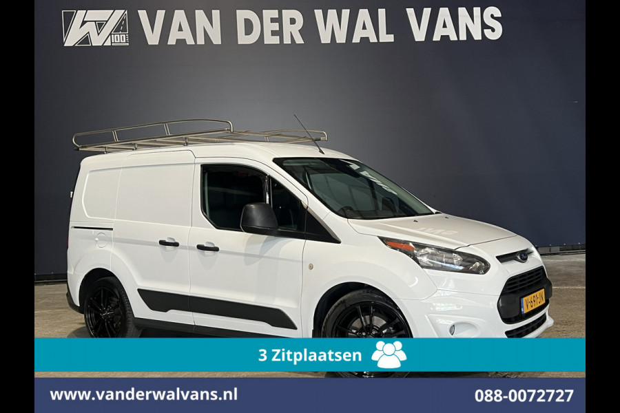 Ford Transit Connect 1.5 TDCI L1H1 Euro6 Airco | 3-Zits | Imperiaal | Camera | Navigatie | Apple Carplay | Trekhaak Parkeersensoren, LM velgen, Bijrijdersbank