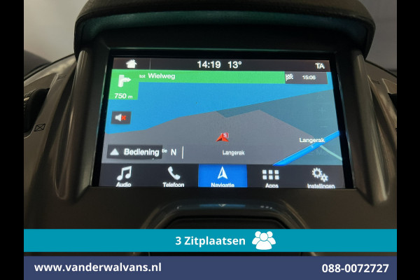 Ford Transit Connect 1.5 TDCI L1H1 Euro6 Airco | 3-Zits | Imperiaal | Camera | Navigatie | Apple Carplay | Trekhaak Parkeersensoren, LM velgen, Bijrijdersbank