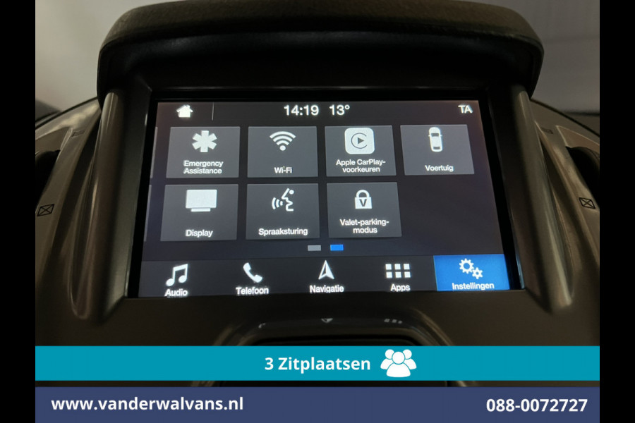 Ford Transit Connect 1.5 TDCI L1H1 Euro6 Airco | 3-Zits | Imperiaal | Camera | Navigatie | Apple Carplay | Trekhaak Parkeersensoren, LM velgen, Bijrijdersbank