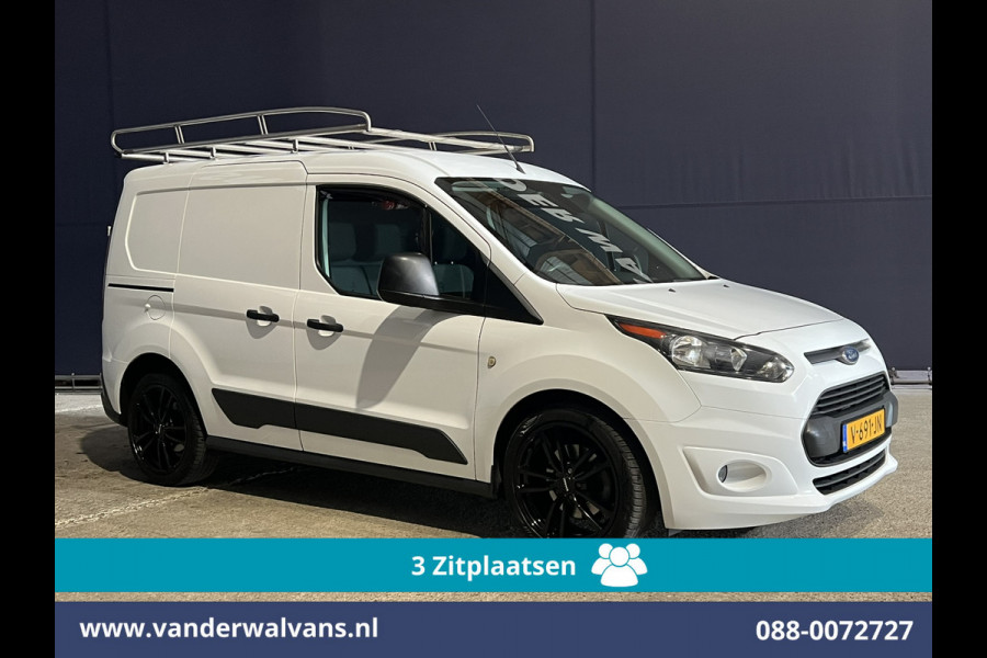 Ford Transit Connect 1.5 TDCI L1H1 Euro6 Airco | 3-Zits | Imperiaal | Camera | Navigatie | Apple Carplay | Trekhaak Parkeersensoren, LM velgen, Bijrijdersbank