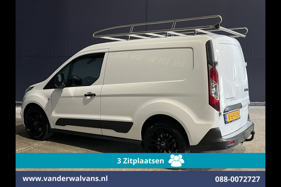Ford Transit Connect 1.5 TDCI L1H1 Euro6 Airco | 3-Zits | Imperiaal | Camera | Navigatie | Apple Carplay | Trekhaak Parkeersensoren, LM velgen, Bijrijdersbank