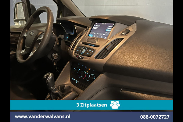 Ford Transit Connect 1.5 TDCI L1H1 Euro6 Airco | 3-Zits | Imperiaal | Camera | Navigatie | Apple Carplay | Trekhaak Parkeersensoren, LM velgen, Bijrijdersbank