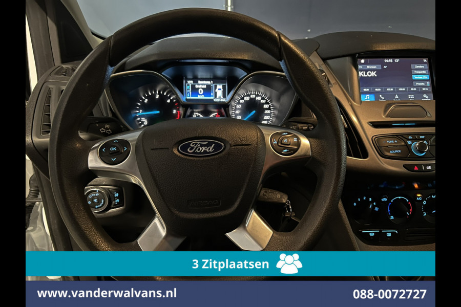 Ford Transit Connect 1.5 TDCI L1H1 Euro6 Airco | 3-Zits | Imperiaal | Camera | Navigatie | Apple Carplay | Trekhaak Parkeersensoren, LM velgen, Bijrijdersbank