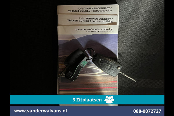 Ford Transit Connect 1.5 TDCI L1H1 Euro6 Airco | 3-Zits | Imperiaal | Camera | Navigatie | Apple Carplay | Trekhaak Parkeersensoren, LM velgen, Bijrijdersbank