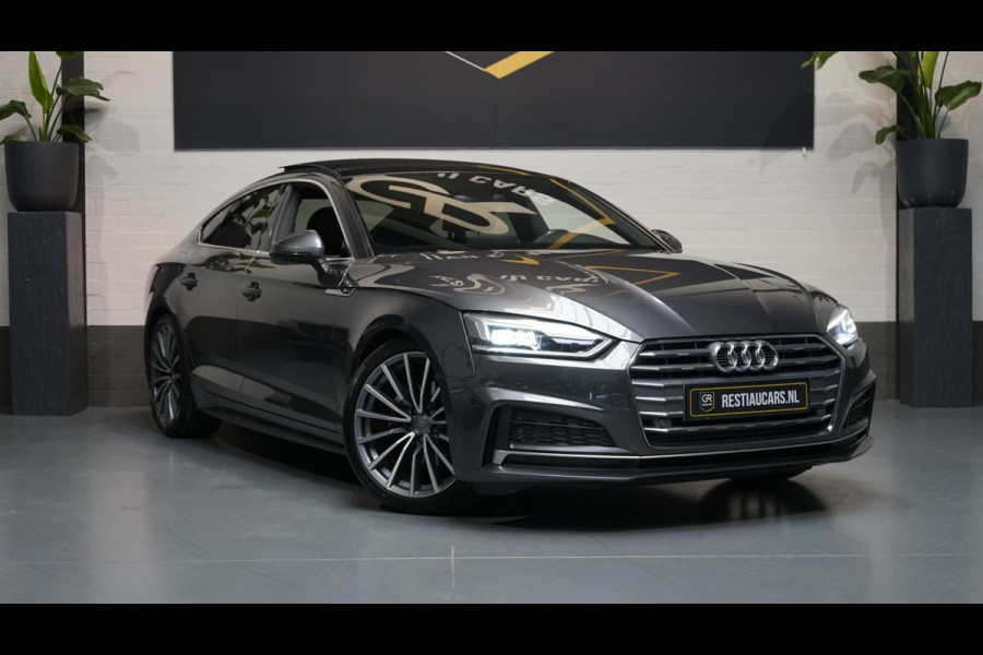 Audi A5 Sportback 2.0 TFSI 3x S-Line AUTOMAAT-AMBIANCE-CAMERA-CLIMA-CRUISE-FULL LED-KEYLESS-NAVIGATIE-PANORAMA-VIRTUEEL