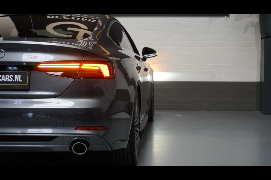 Audi A5 Sportback 2.0 TFSI 3x S-Line AUTOMAAT-AMBIANCE-CAMERA-CLIMA-CRUISE-FULL LED-KEYLESS-NAVIGATIE-PANORAMA-VIRTUEEL