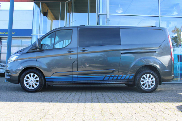 Ford Transit Custom 300 2.0 TDCI L2H1 Limited DC | Zeer Netjes! | Goed Onderhouden | Trekhaak | Dubbele Cabine | Cruise Control | Navigatie |