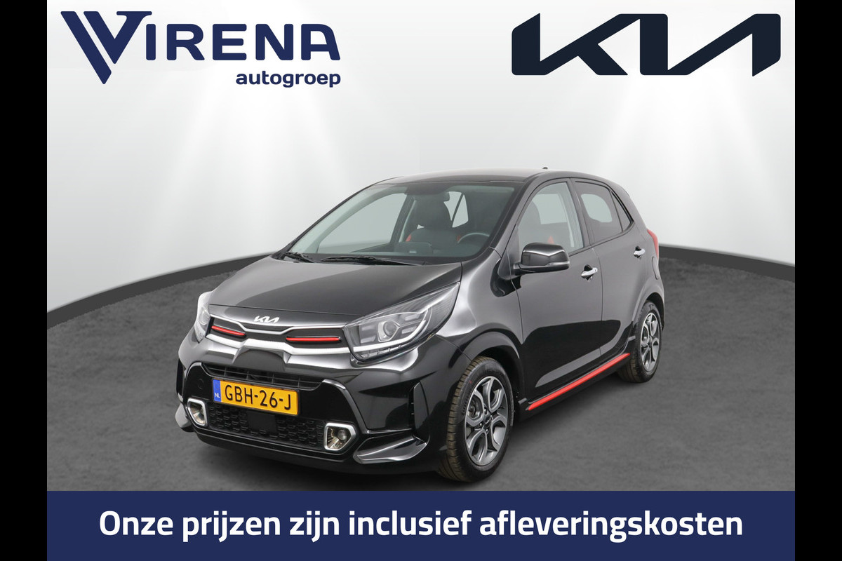 Kia Picanto 1.0 DPi GT-Line - Cruise Control - Navigatie - Climate Controle - Leder - Apple/Android Carplay - Fabrieksgarantie Tot 2031