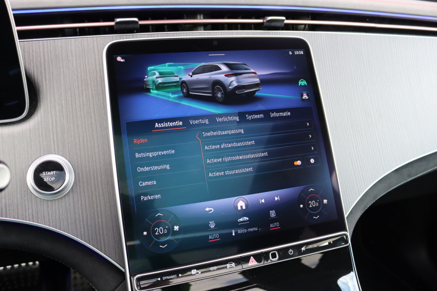 Mercedes-Benz EQE SUV 300 AMG Line 91 kWh | ex Btw. € 59.500,- | Distronic+ | Memory | Panoramadak | Digital Light | Verwarmd Stuurwiel | Burmester | Warmtepomp | Keyless Go | Augmented Reality |
