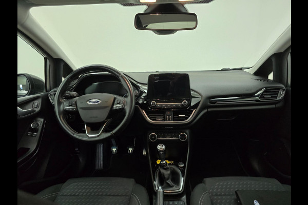 Ford Fiesta Occasion 1.0 EcoBoost Titanium met cruisecontrol en carplay radio | Tweedehands Ford Fiesta antracietgrijs | Navi | 6V