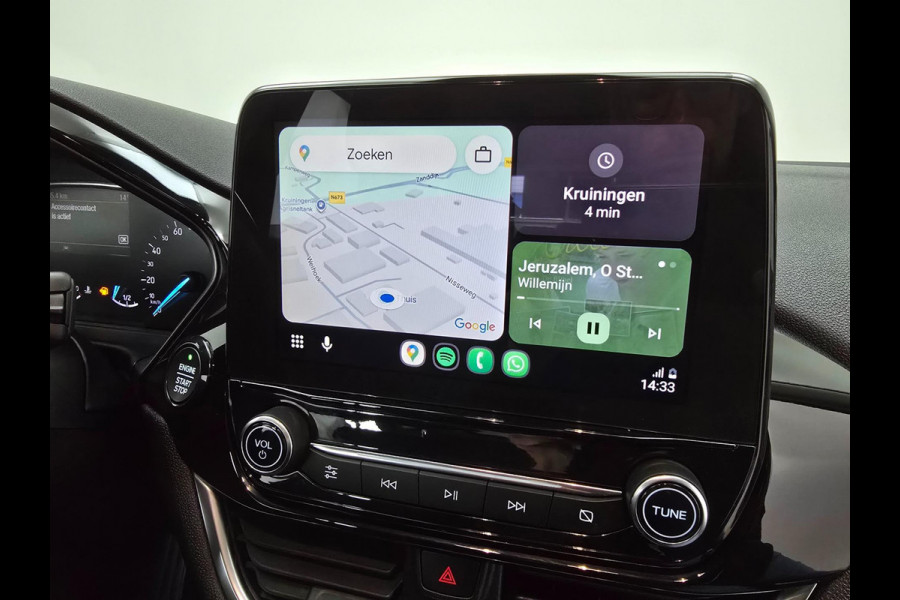 Ford Fiesta Occasion 1.0 EcoBoost Titanium met cruisecontrol en carplay radio | Tweedehands Ford Fiesta antracietgrijs | Navi | 6V