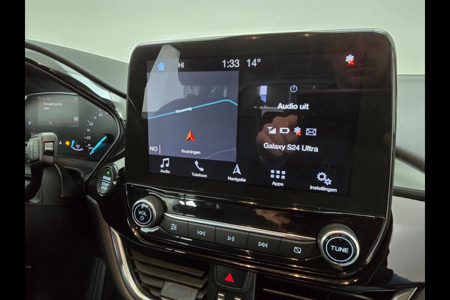 Ford Fiesta Occasion 1.0 EcoBoost Titanium met cruisecontrol en carplay radio | Tweedehands Ford Fiesta antracietgrijs | Navi | 6V