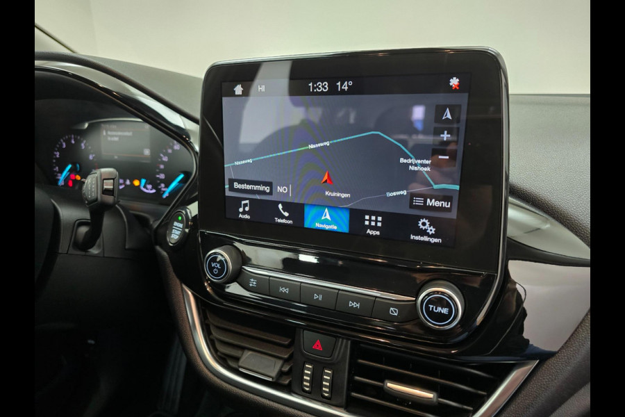 Ford Fiesta Occasion 1.0 EcoBoost Titanium met cruisecontrol en carplay radio | Tweedehands Ford Fiesta antracietgrijs | Navi | 6V