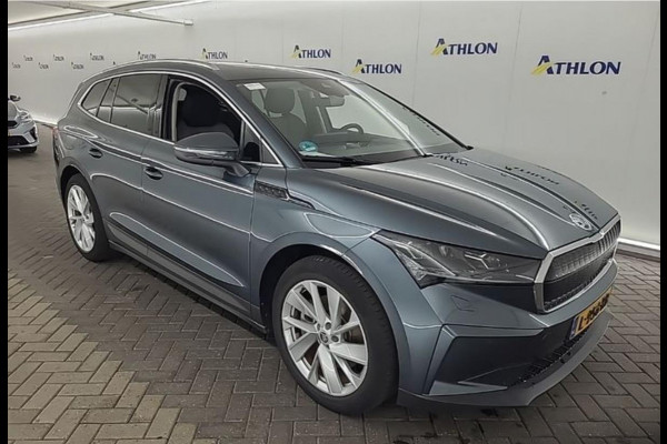 Škoda ENYAQ iV 80, panoramadak, achteruitrijcamera, stoel-stuurverwarming, 1/2 leder, vele opties,, eerste eigenaar