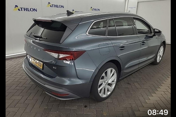 Škoda ENYAQ iV 80, panoramadak, achteruitrijcamera, stoel-stuurverwarming, 1/2 leder, vele opties,, eerste eigenaar