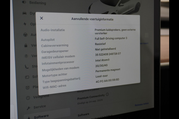 Tesla Model 3 RWD SR+ 60kWh 325PK Lmv  AutoPilot Leder PanoDak Adaptive-Cruise Lmv Camera's Elektr.-Stuur+Stoelen+Spiegels+Geheugen+Easy-Entry Navi LED Comfortstoelen ACC DAB Voorverwarmen interieur via App Keyless via Telefoonsleutel One-Pedal-Drive Origineel Nederlandse auto tot 11kw laden thuis! 1.584kg licht!