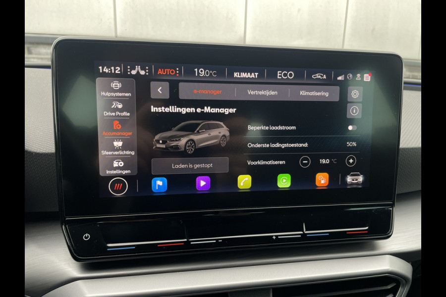 Seat Leon Sportstourer 1.4 TSI eHybrid PHEV FR Business Intense | Elek. Trekhaak | LED | Carplay | Camera | Sfeerverlichting | Virtual Cockpit