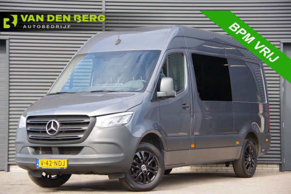 Mercedes-Benz Sprinter 315 1.9 CDI L2H2 DC-6P, AUT. LED, CAMERA, TREKHAAK, CRUISE, CARPLAY, LEDER MF STUUR, DUBBELE CABINE, DUBBEL CABINE