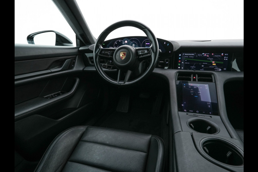 Porsche Taycan 79 kWh [3-Fase] {SOH-100%} (INCL-BTW) *LUXURY-LEATHER | FULL-LED | DIGI-COCKPIT | NAVI-FULLMAP | SPORTSEATS | ECC | CARPLAY | PDC | CRUISE | DAB | 19''ALU*