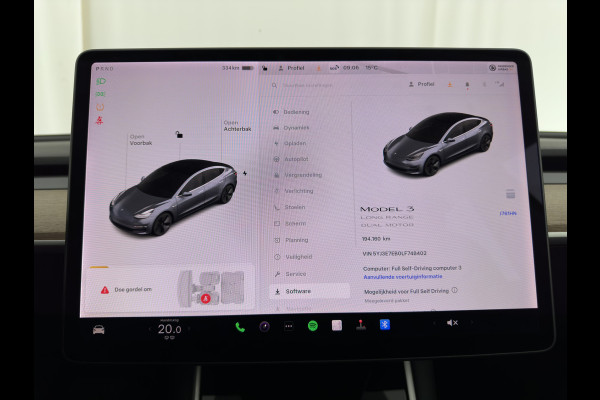 Tesla Model 3 Long Range AWD 75 kWh [ 3-Fase ] {SOH-89%} (INCL-BTW) Aut. *PANO | AUTO-PILOT | LUXURY-LEATHER | KEYLESS | FULL-LED | MEMORY-PACK | SURROUND-VIEW | DAB | CARPLAY | DIGI-COCKPIT | LANE-ASSIST | COMFORT-SEATS | TOWBAR | 18"ALU*