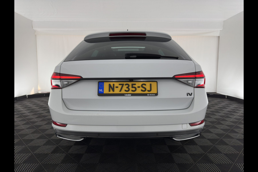 Škoda Superb Combi 1.4 TSI iV Plug-In Sportline Business {SOH-93%} (INCL-BTW) Aut. *PANO | LEATHER-ALCANTARA | FULL-LED | DIGI-COCKPIT | CANTON-SOUND | AMBIENT-LIGHT | CAMERA | NAVI-FULLMAP | DAB+ | KEYLESS | HEATED-SPORTSEATS | PRIVACY-GLASS | ECC | 19"ALU*