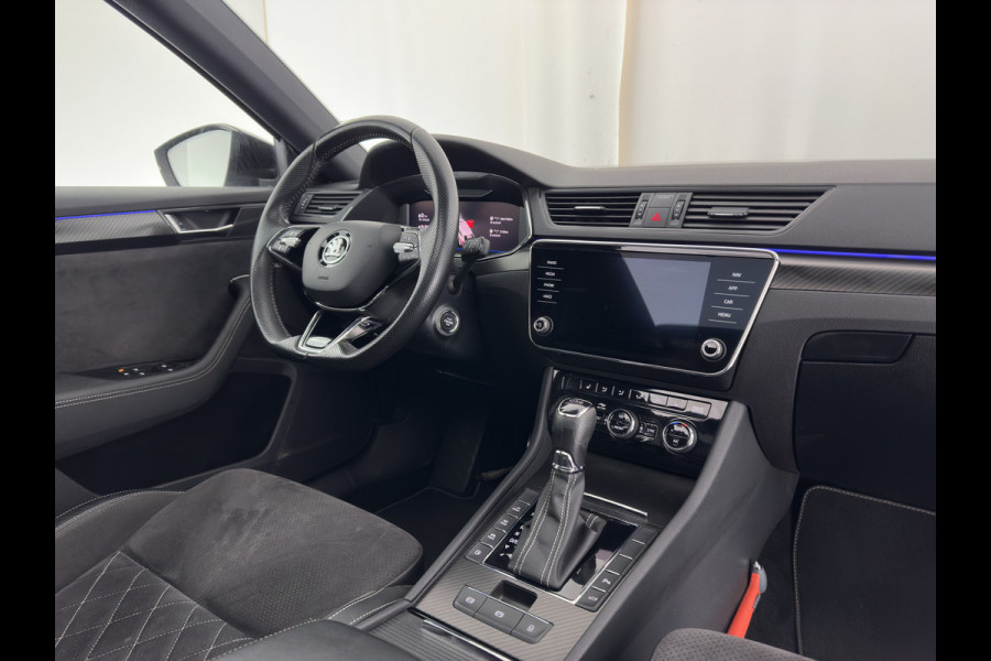Škoda Superb Combi 1.4 TSI iV Plug-In Sportline Business {SOH-93%} (INCL-BTW) Aut. *PANO | LEATHER-ALCANTARA | FULL-LED | DIGI-COCKPIT | CANTON-SOUND | AMBIENT-LIGHT | CAMERA | NAVI-FULLMAP | DAB+ | KEYLESS | HEATED-SPORTSEATS | PRIVACY-GLASS | ECC | 19"ALU*