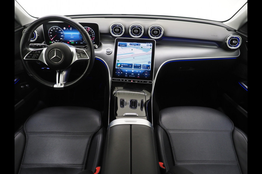 Mercedes-Benz C-Klasse Estate 300 e Avantgarde | Keyless | Trekhaak | 360 | BLIS | Leder | Sfeerverlichting | Carplay