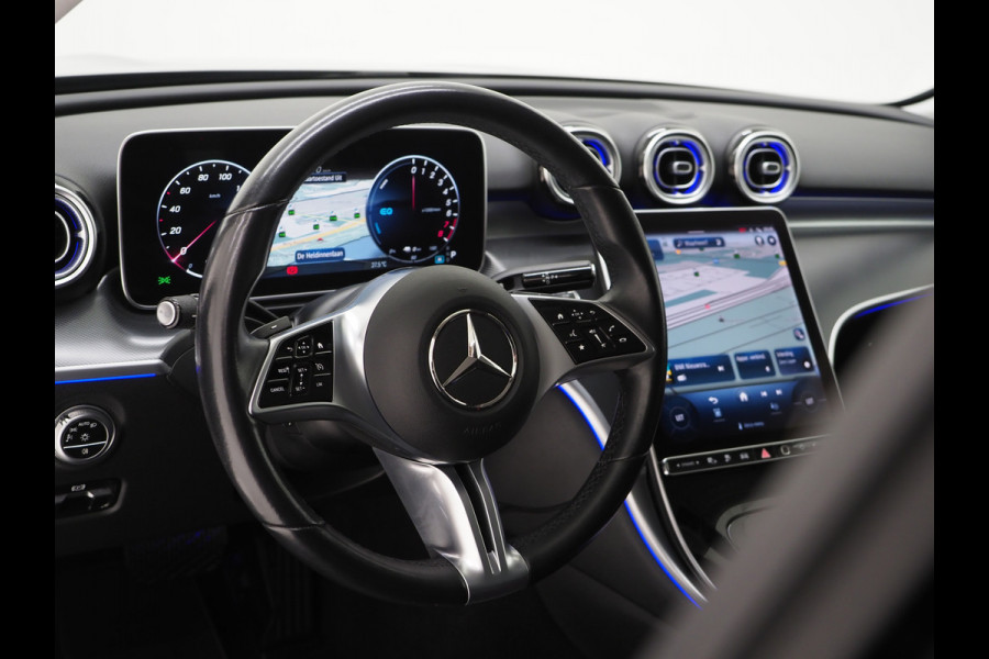 Mercedes-Benz C-Klasse Estate 300 e Avantgarde | Keyless | Trekhaak | 360 | BLIS | Leder | Sfeerverlichting | Carplay