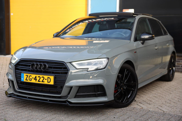 Audi A3 Sportback 35 TFSI 3 x S Line / Aut / NAP / Navi / Leder / Virtual Cockpit / Open Panoramadak / Led / Pdc / Nardo Grey