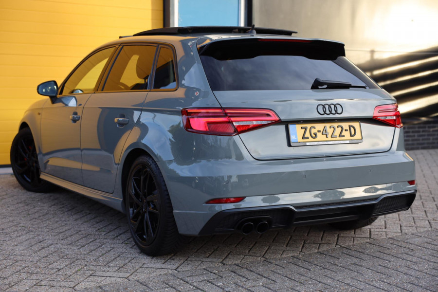 Audi A3 Sportback 35 TFSI 3 x S Line / Aut / NAP / Navi / Leder / Virtual Cockpit / Open Panoramadak / Led / Pdc / Nardo Grey