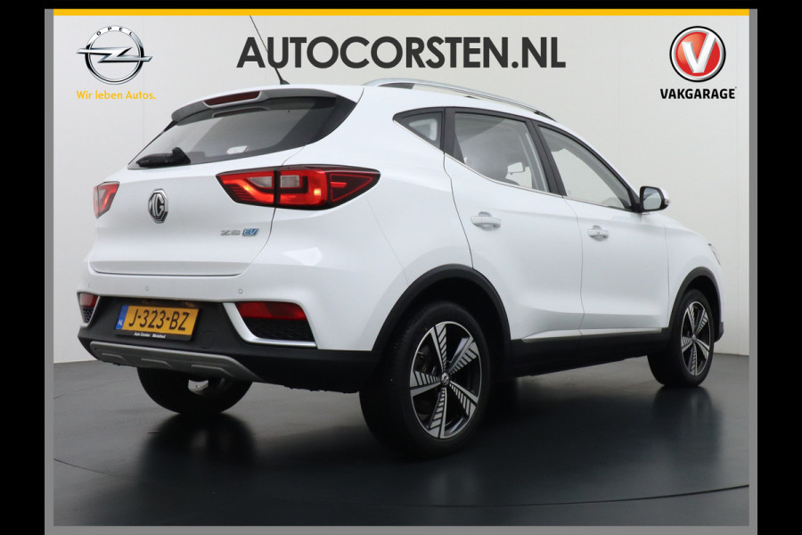 MG Mg Zs gereserveerd EV Luxury 45kWh Leer+elektr. Pano-dak Adaptive-Cr. Camera Navi Airco Apple Carplay Android Auto Stoelverwarming Lmv 17" DAB+ MG Pilot Lane Assist Bluetooth Led 1e Eigenaar Origineel Nederlandse Auto