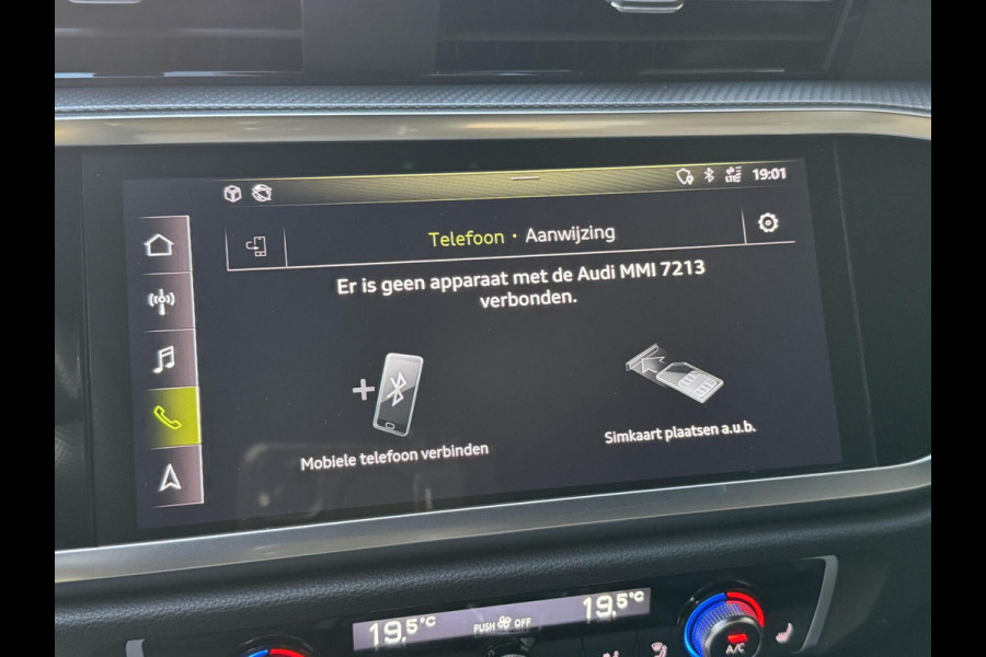 Audi Q3 40 TFSI quattro S Line Automaat | Leren bekleding | Stoelverwarming | Climate control | Cruise control | Lane assist & dode hoek