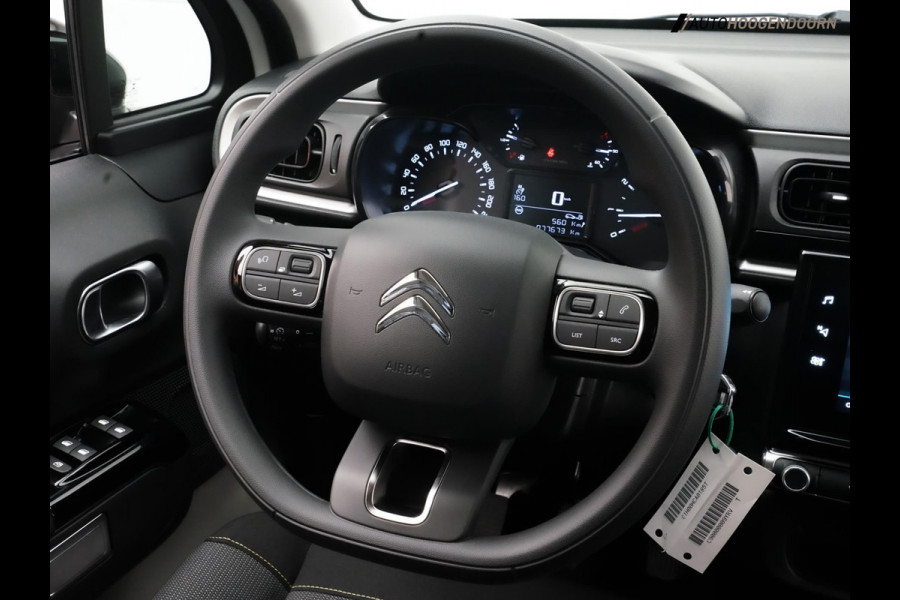 Citroën C3 1.2 PureTech Sport White (APPLE CARPLAY,LED,NAVIGATIE,PARKEERSENSOREN,CLIMATE,CRUISE,NIEUWE APK,TOPCONDITIE)